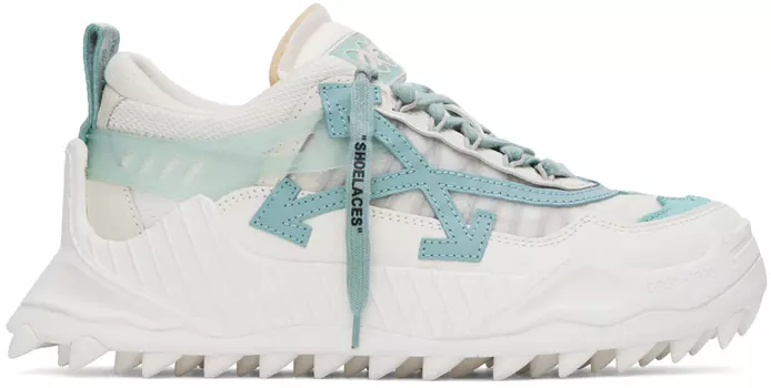 Off-White Бело-синие кроссовки Odsy 1000
