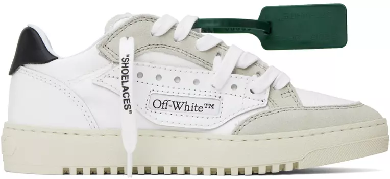 Off-White Белые кроссовки 5.0
