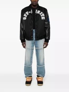 Off-White бомбер Baseball Over, черный