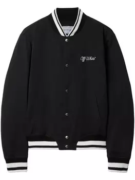 Off-White бомбер Script, черный