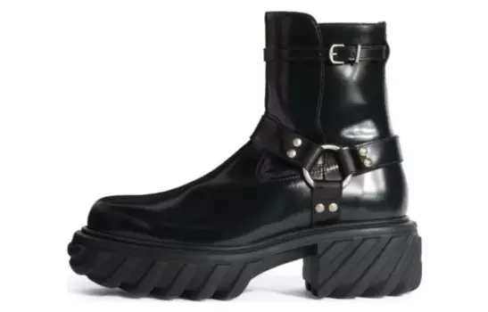 OFF-WHITE Ботильоны Мужчины, Black