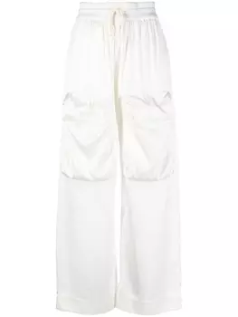 Off-White брюки карго Duchesse, белый