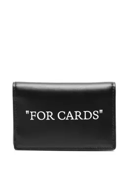Off-White бумажник Quote Bookish, черный
