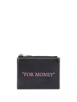 Off-White бумажник Quote, черный