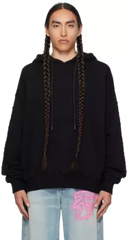 Off-White Черная худи для скейтбординга