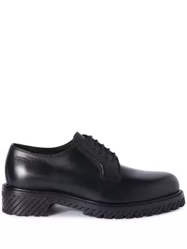 Off-White дерби Military, черный
