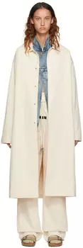 Off-White длинное пальто Essentials