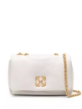 Off-White дутая сумка на плечо Jitney, белый