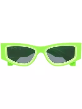 Off-White Eyewear солнцезащитные очки Andy, зеленый