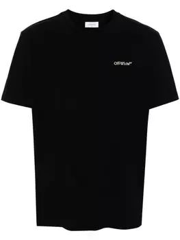 Off-White футболка «Облачная стрела», черный