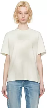 Off-White футболка с принтом Guess