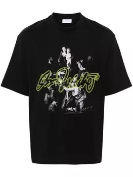 Off-White футболка Script Mary Skate, черный