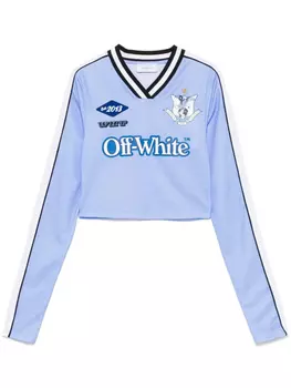 Off-White футболка Soccer, синий