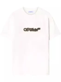 Off-White футболка Spray Arrow, белый