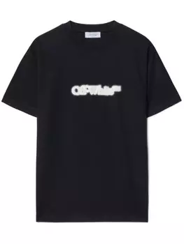 Off-White футболка Spray Arrow, черный