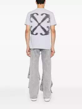 Off-White футболка Windy Arrow, серый