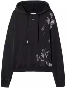 Off-White худи Blurred Mary, черный