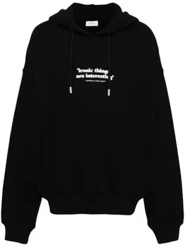 Off-White худи Ironic Quote, черный