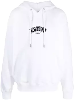 Off-White худи Logic Skate, белый