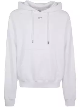 Off-White худи с принтом, белый