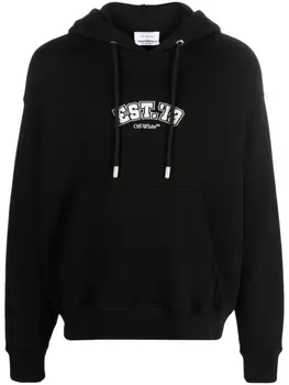 Off-White худи с принтом, черный