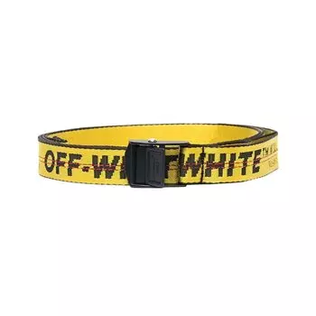 Off-White Индустриальный ремень Желтый/Черный