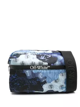 Off-White каркасная сумка Outdoor, синий