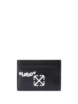 Off-White картхолдер Jitney Quote, черный