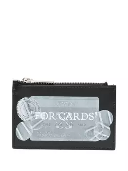 Off-White картхолдер Quote Bookish, черный
