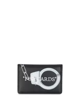 Off-White картхолдер Quote Bookish, черный