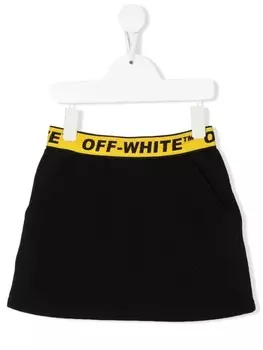 Off-White Kids юбка с логотипом