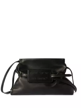 Off-White клатч Zip Tie, черный