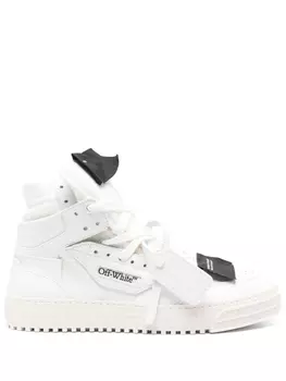 Off-White кожаные кеды, белый