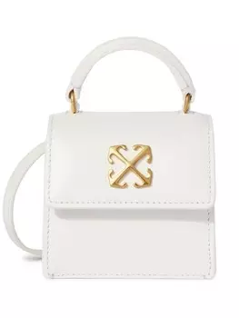 Off-White микро сумка Jitney, белый