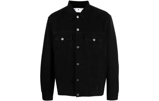 OFF-WHITE Мужская джинсовая куртка, цвет Black