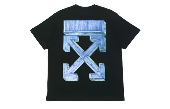 Футболка мужская Off-White Marker Blue, черный