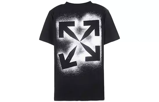 Футболка мужская Off-White Stencil Logo, черный