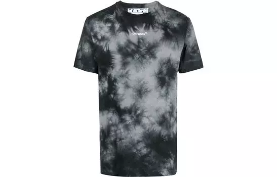 Футболка мужская Off-White Arrow Tie Dye, черный