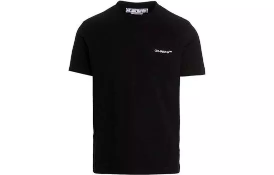 Футболка мужская Off-White Wave Outline, черный