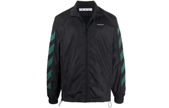 Куртка мужская Off-White Diag, черный / зеленый