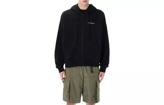 Толстовка мужская Off-White хлопковая, черный