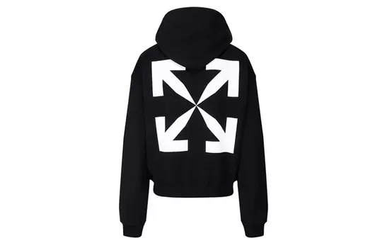 Толстовка мужская Off-White Over с принтом, черный