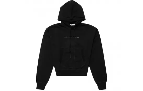 Толстовка мужская Off-White Tornado Arrow Logo, черный