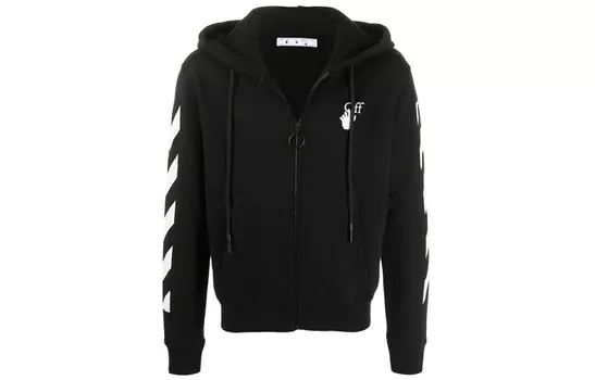Худи мужская Off-White Slim Fit, черный