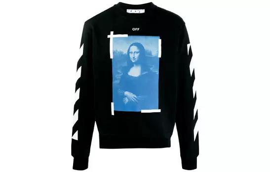 OFF-WHITE Мужская толстовка, цвет Black