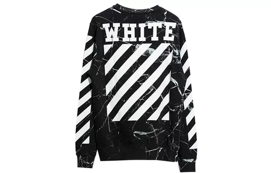 Толстовка мужская Off-White Caravaggio Painted, черный / белый