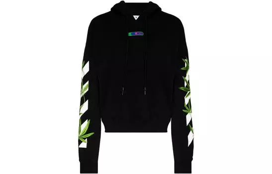 OFF-WHITE Мужская толстовка, цвет Black
