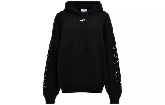 OFF-WHITE Мужская толстовка, цвет Black