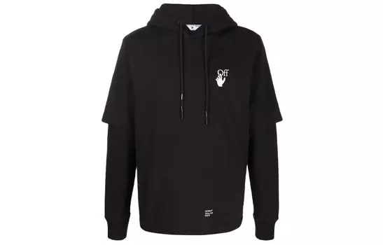 OFF-WHITE Мужская толстовка, цвет Black