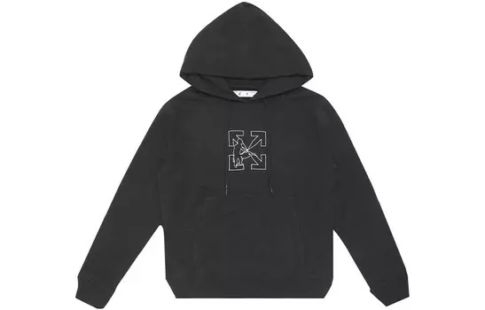 OFF-WHITE Мужская толстовка, цвет Black